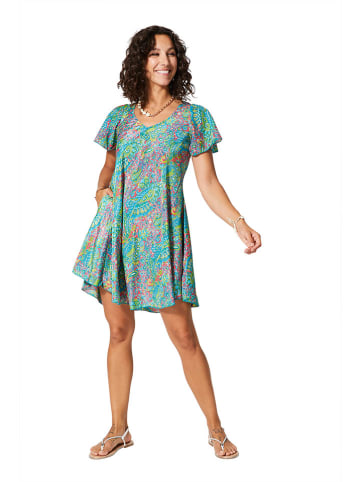 Aller Simplement Kleid in Türkis