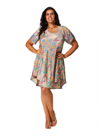 Aller Simplement Kleid in Blau/ Bunt