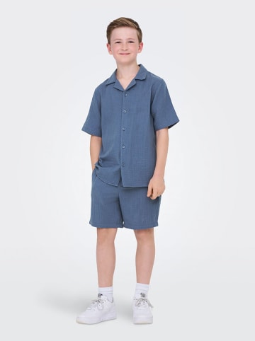 ONLY & SONS Junior Hemd "Kyle" in Blau