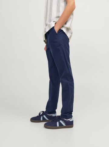JACK & JONES Junior Chinobroek "Kane" donkerblauw