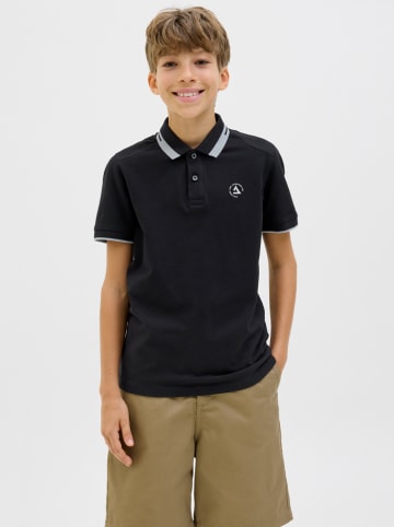 JACK & JONES Junior Poloshirt in Schwarz