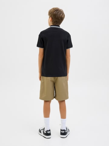 JACK & JONES Junior Poloshirt in Schwarz