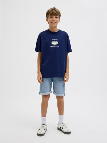 JACK & JONES Junior Jeans-Shorts "Rick" in Hellblau