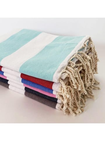 Le Comptoir de la Plage Fouta "Transat" oranje - (L)200 x (B)100 cm