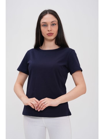 Basics & More Shirt donkerblauw