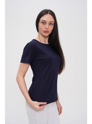 Basics & More Shirt donkerblauw