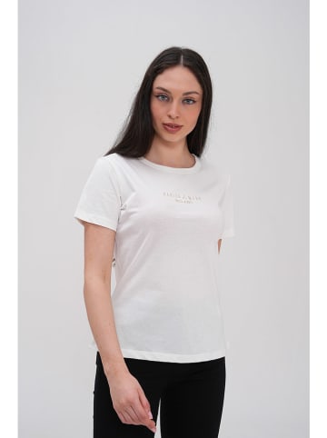 Basics & More Shirt in Weiß