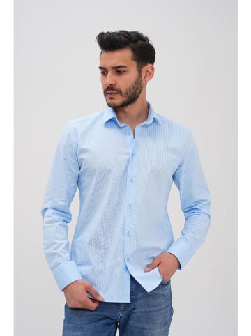 Basics & More Hemd - Regular fit - in Hellblau