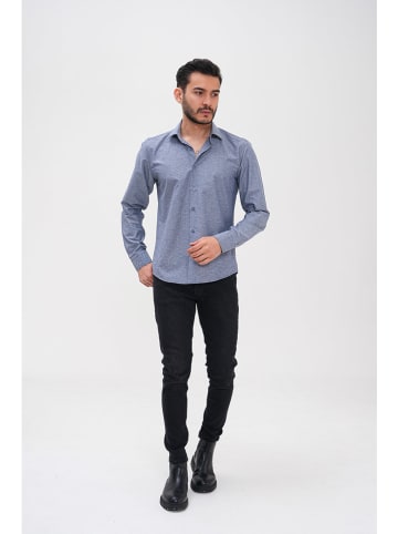 Basics & More Hemd - Regular fit - in Dunkelblau