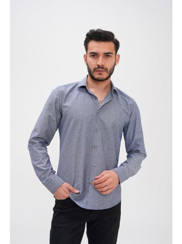 Basics & More Hemd - Regular fit - in Dunkelblau