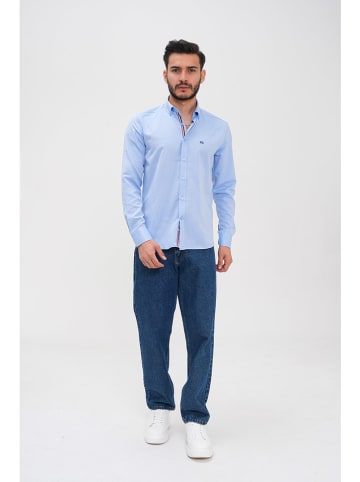Basics & More Hemd - Regular fit - in Hellblau