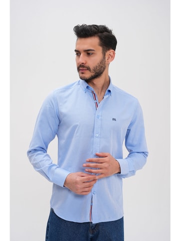 Basics & More Hemd - Regular fit - in Hellblau