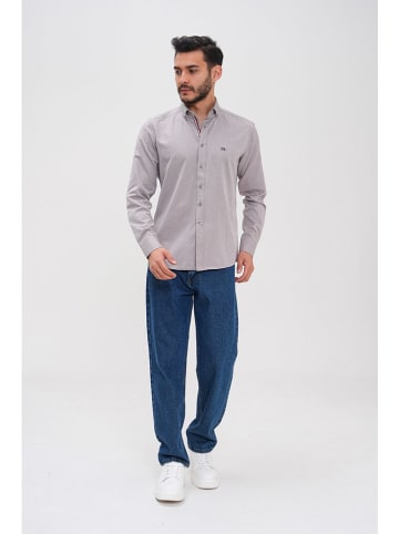 Basics & More Hemd - Regular fit - in Grau