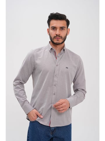 Basics & More Hemd - Regular fit - in Grau