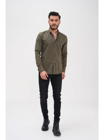 Basics & More Koszula - Regular fit - w kolorze khaki