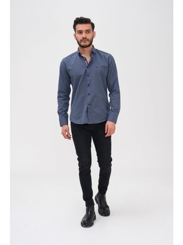 Basics & More Hemd - Regular fit - in Dunkelblau