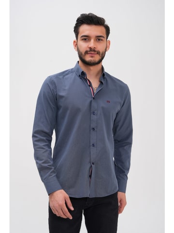 Basics & More Hemd - Regular fit - in Dunkelblau