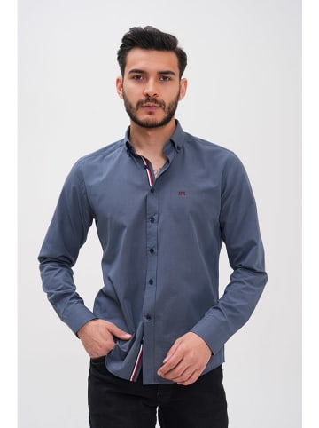 Basics & More Hemd - Regular fit - in Dunkelblau