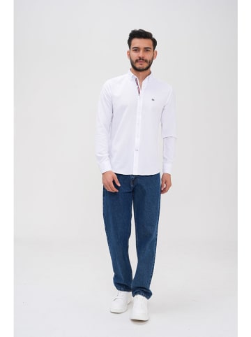 Basics & More Koszula - Regular fit - w kolorze białym