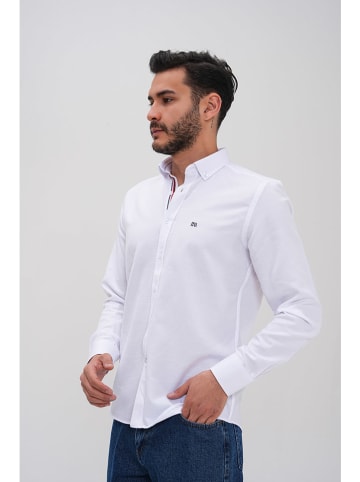 Basics & More Koszula - Regular fit - w kolorze białym