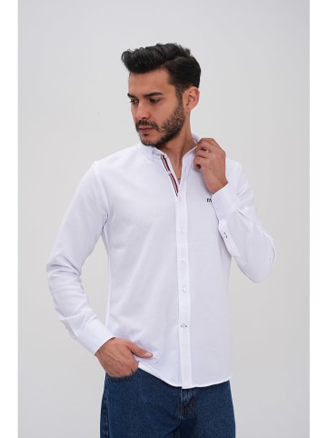 Basics & More Koszula - Regular fit - w kolorze białym