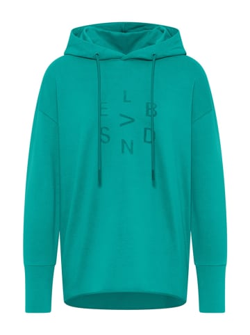 ELBSAND Hoodie "Alster" in Türkis