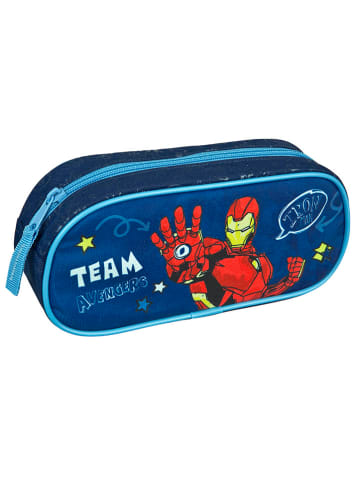 MARVEL Avengers Piórnik "Avengers" w kolorze granatowym