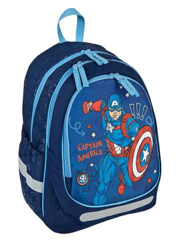 MARVEL Avengers Plecak szkolny "Avengers" w kolorze granatowym - 43 x 31 x 19 cm