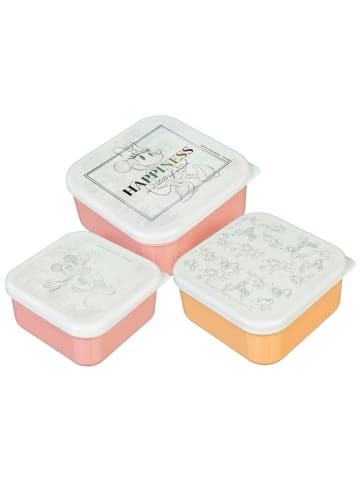 Disney Minnie Mouse 3-delige set: lunchboxen "Minnie Mouse" lichtroze