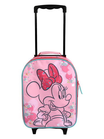 Disney Minnie Mouse Walizka "Myszka Minnie" w kolorze jasnoróżowym - 38 x 27 x 13,5 cm