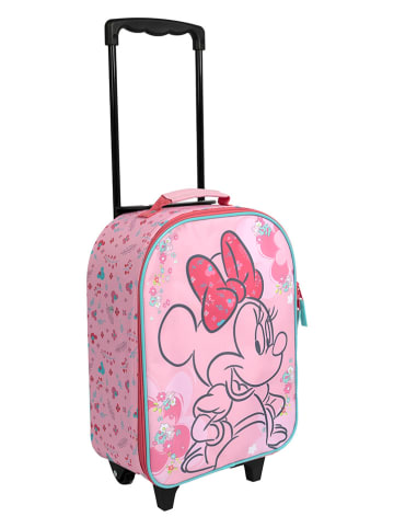 Disney Minnie Mouse Walizka "Myszka Minnie" w kolorze jasnoróżowym - 38 x 27 x 13,5 cm