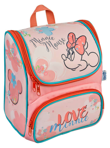 Disney Minnie Mouse Tornister "Myszka Minnie" w kolorze jasnoróżowym - 24 x 22 x 16 cm