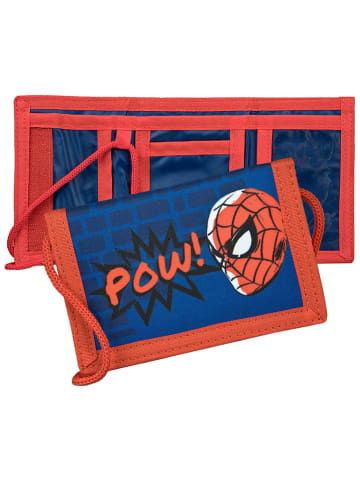 Spiderman Geldbeutel "Spider-Man" in Dunkelblau/ Rot - (L)9,5 cm - (B)13,5 cm - (H)12,5 cm