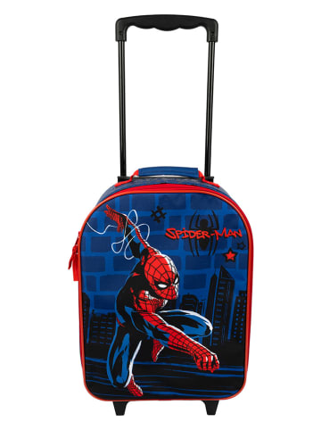 Spiderman Walizka "Spider-Man" w kolorze granatowym - 38 x 27 x 13,5 cm