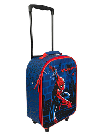 Spiderman Walizka "Spider-Man" w kolorze granatowym - 38 x 27 x 13,5 cm