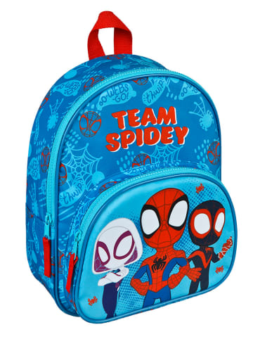 Spidey and his amazing friends Rucksack "Spidey" in Blau/ Rot - (L)30,5 cm - (B)25,5 cm - (H)10 cm