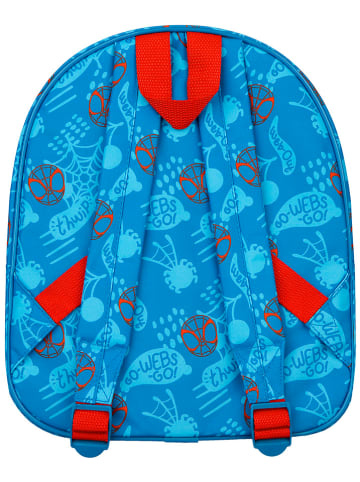 Spidey and his amazing friends Rucksack "Spidey" in Blau/ Rot - (L)30,5 cm - (B)25,5 cm - (H)10 cm