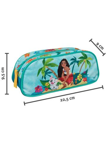 Disney Vaiana Piórnik "Vaiana" w kolorze turkusowym