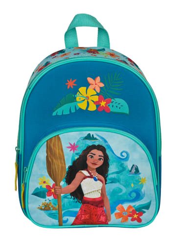 Disney Vaiana Plecak "Vaiana" w kolorze niebieskim - 30,5 x 25,5 x 10 cm