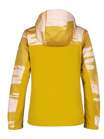 Icepeak Softshelljas "Kingstree" geel/lichtroze