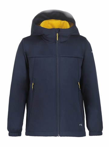 Icepeak Softshelljacke "Kline" in Dunkelblau/ Gelb
