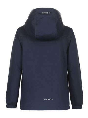 Icepeak Kurtka softshellowa "Kline" w kolorze granatowo-żółtym