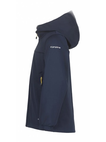 Icepeak Softshelljacke "Kline" in Dunkelblau/ Gelb
