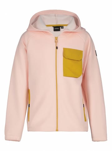 Icepeak Kurtka funkcyjna "Lacq" w kolorze jasnoróżowo-żółtym