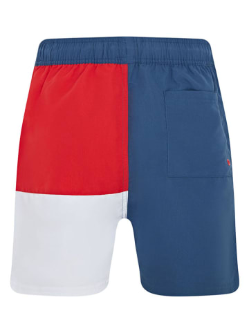 Reebok Szorty kąpielowe "Roscoe" w kolorze granatowo-czerwono-białym