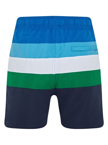 Reebok Szorty kąpielowe "Spiro" w kolorze niebiesko-zielono-czarnym
