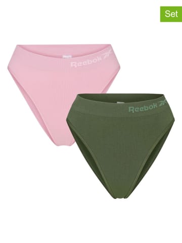 Reebok 2-delige set: slips groen/lichtroze