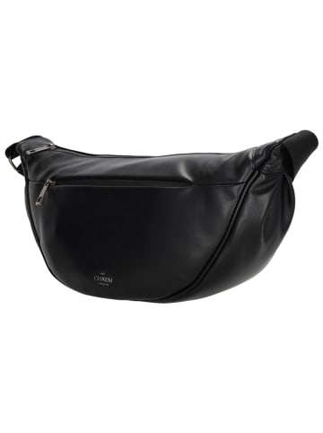 Charm Umhängetasche in Schwarz - (B)39 x (H)19 x (T)11 cm
