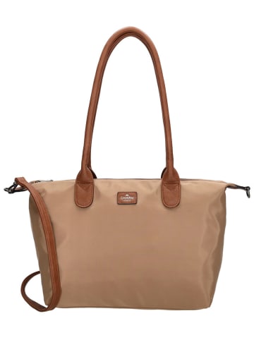 Charm Shopper bag w kolorze beżowym - 42 x 25 x 15 cm