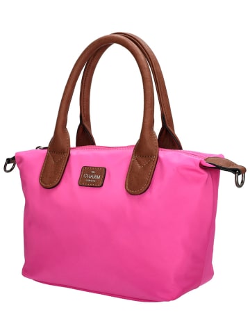 Charm Handtas roze - (B)30 x (H)20 x (D)11 cm